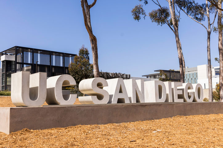 uc san diego sign