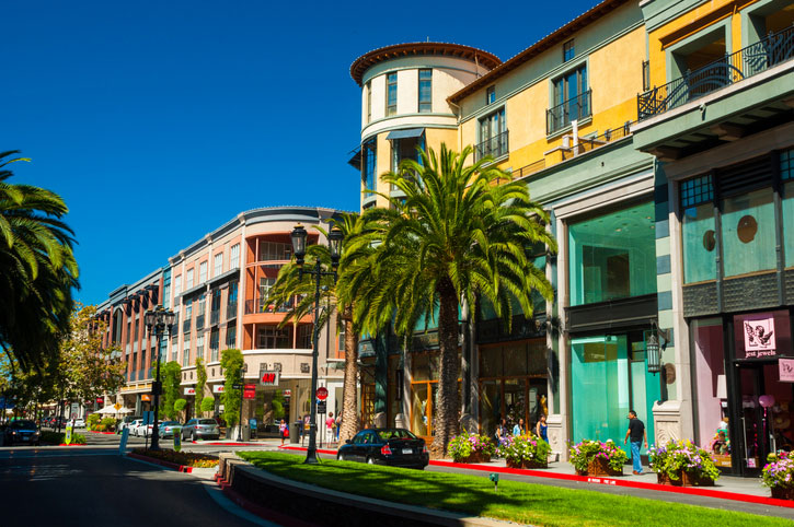 santana row buildings in san jose